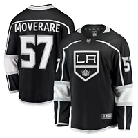 Maillot de joueur échappé à domicile des Kings Los Angeles noir Jacob Moverare Fanatics pour hommes