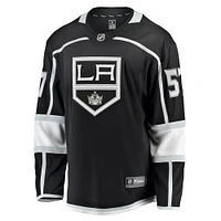 Maillot de joueur échappé à domicile des Kings Los Angeles noir Jacob Moverare Fanatics pour hommes