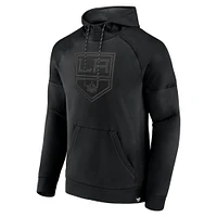 Men's Fanatics  Los Angeles Kings Black Ice Defender Raglan Pullover Hoodie
