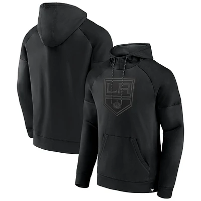 Men's Fanatics  Los Angeles Kings Black Ice Defender Raglan Pullover Hoodie