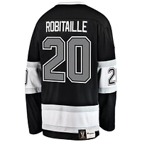 Men's Fanatics Luc Robitaille Black Los Angeles Kings Premier Breakaway Retired Player Jersey