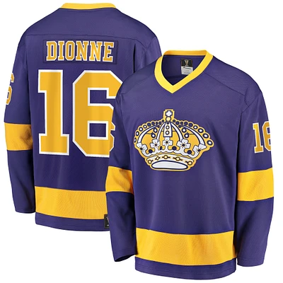 Men's Fanatics Marcel Dionne Purple Los Angeles Kings Premier Breakaway Retired Player Jersey