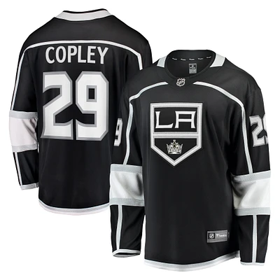 Maillot Breakaway domicile des Kings de Los Angeles Fanatics Pheonix Copley noir pour hommes