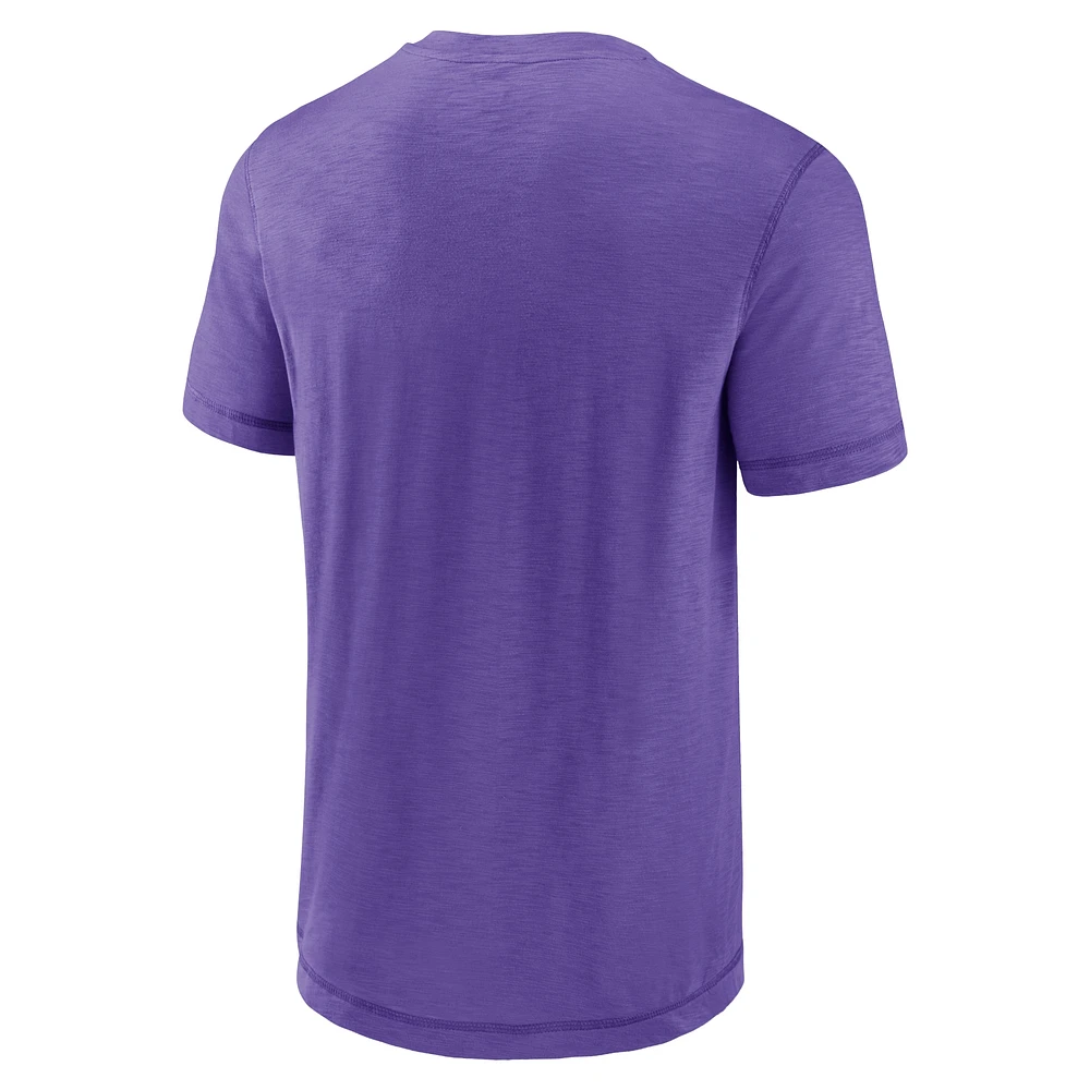 Men's Fanatics Purple Los Angeles Kings Elusive Slub T-Shirt
