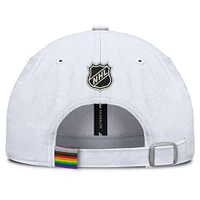 Casquette ajustable PRIDE blanche Los Angeles Kings Fanatics pour hommes