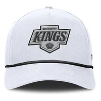 Casquette ajustable en forme de A blanche Los Angeles Kings Fanatics pour homme