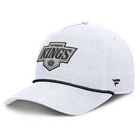 Casquette ajustable en forme de A blanche Los Angeles Kings Fanatics pour homme