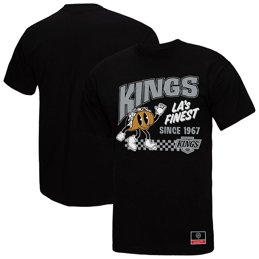 Men's Mitchell & Ness Black Los Angeles Kings Local Food T-Shirt