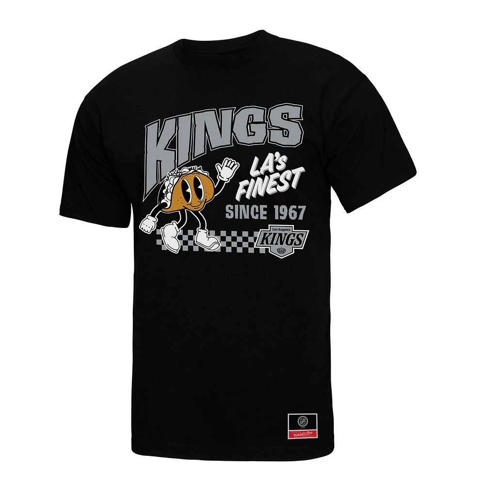 Men's Mitchell & Ness Black Los Angeles Kings Local Food T-Shirt