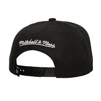 Men's Mitchell & Ness Black Los Angeles Kings Soul Strike Neon Logo Pro Crown Adjustable Hat