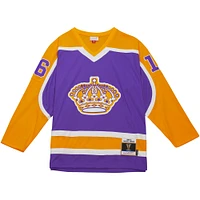 Men's Mitchell & Ness Marcel Dionne Purple Los Angeles Kings  1980/81 Blue Line Player Jersey