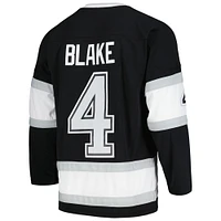 Men's Mitchell & Ness Rob Blake Black Los Angeles Kings  1992/93 Blue Line Player Jersey