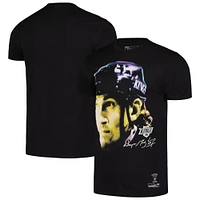 T-shirt noir à grand visage des Kings de Los Angeles Mitchell & Ness Wayne Gretzky pour hommes