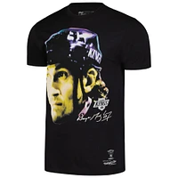 T-shirt noir à grand visage des Kings de Los Angeles Mitchell & Ness Wayne Gretzky pour hommes