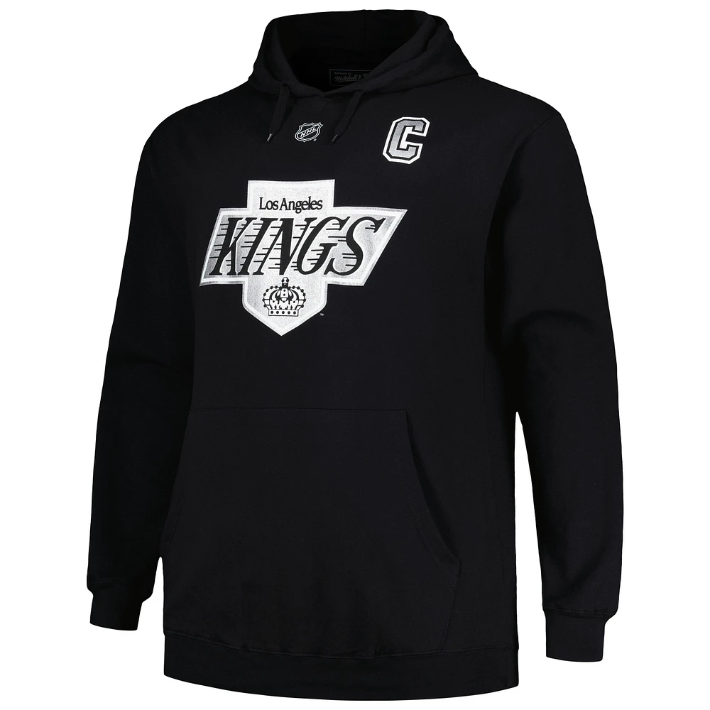 Men's Mitchell & Ness Wayne Gretzky Black Los Angeles Kings Name Number Pullover Hoodie