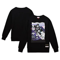 Men's Mitchell & Ness Wayne Gretzky Black Los Angeles Kings Streak Pullover Sweatshirt