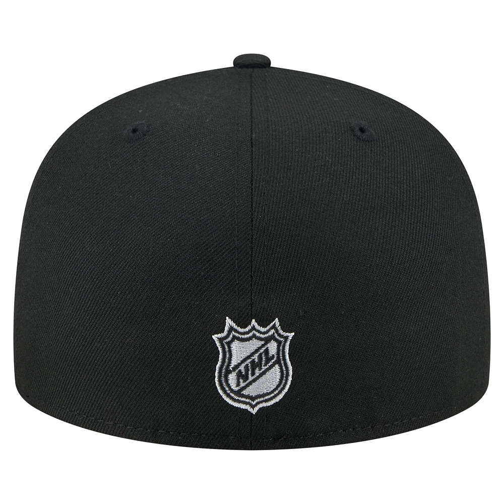 Casquette ajustée New Era 59FIFTY noire pour homme, Los Angeles Kings State Stitch