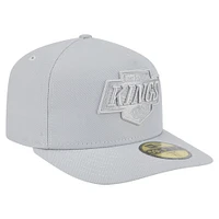 Casquette ajustée A-Frame 59FIFTY pour homme avec coloris gris Los Angeles Kings de New Era