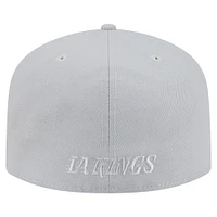 Casquette ajustée A-Frame 59FIFTY pour homme avec coloris gris Los Angeles Kings de New Era