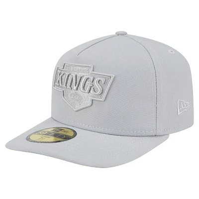 Casquette ajustée A-Frame 59FIFTY pour homme avec coloris gris Los Angeles Kings de New Era