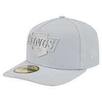 Casquette ajustée A-Frame 59FIFTY pour homme avec coloris gris Los Angeles Kings de New Era