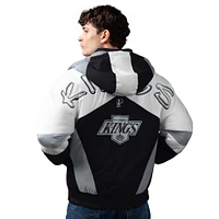 Men's Pro Player Black Los Angeles Kings Shoulder To Full-Zip Hoodie Jacket