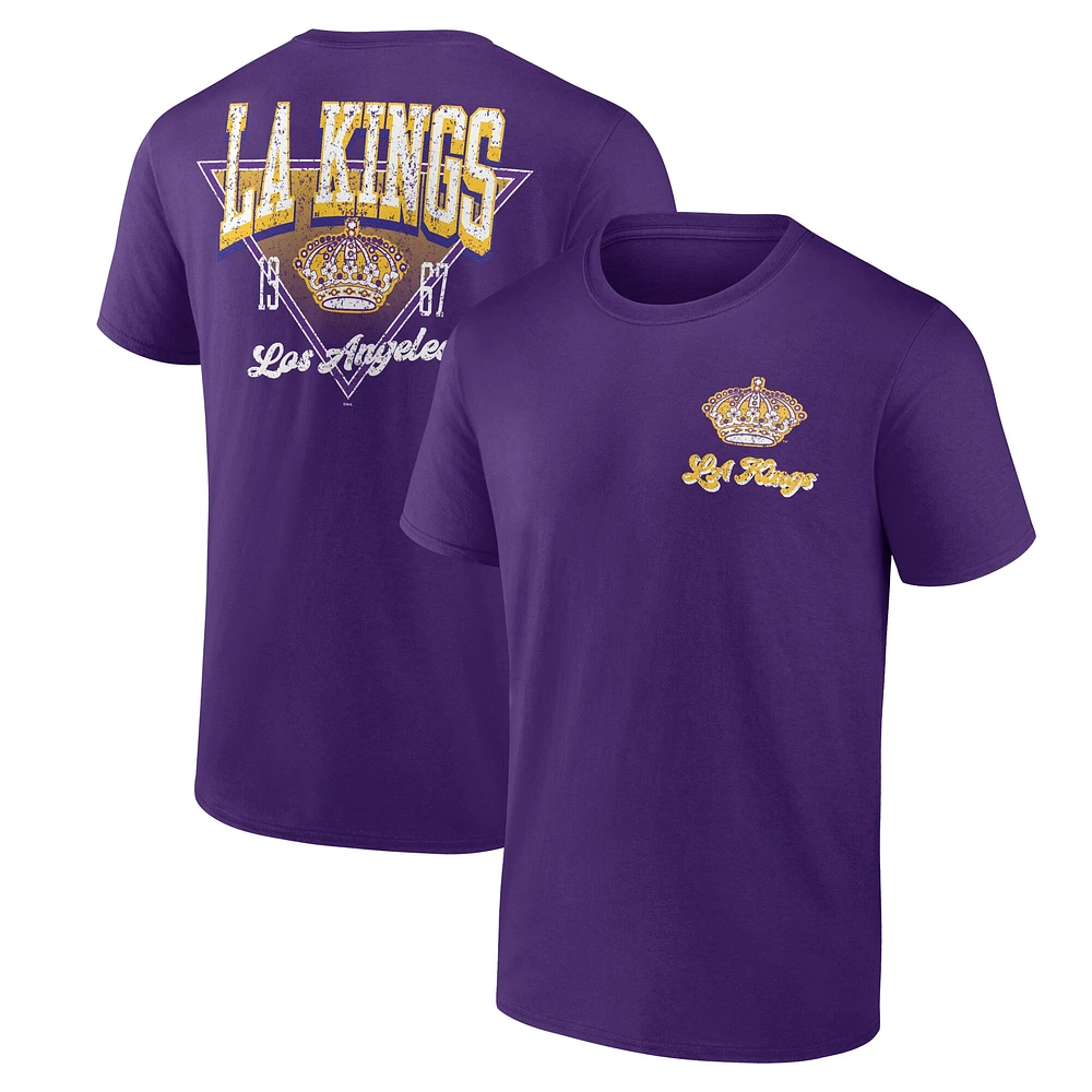 T-shirt violet pour homme Los Angeles Kings Never Over