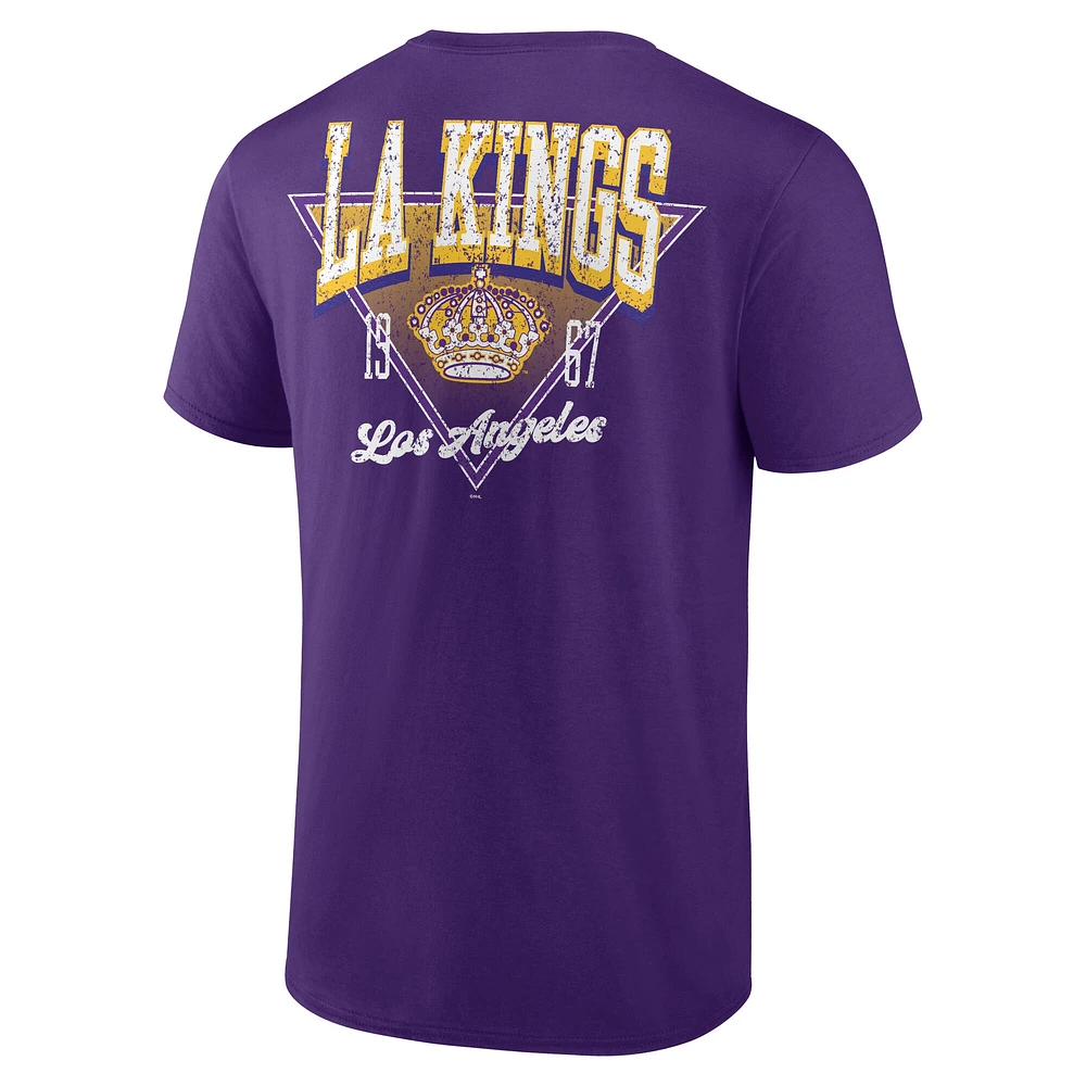 T-shirt violet pour homme Los Angeles Kings Never Over