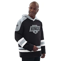 Sweat à capuche de hockey noir/argenté pour homme des Kings Los Angeles