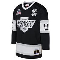 Maillot de joueur Mitchell & Ness Wayne Gretzky noir Los Angeles Kings 1992/93 Blue Line 2.0 pour tout-petit