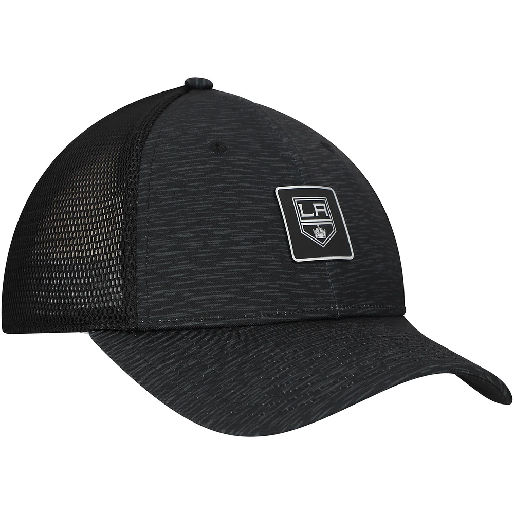 Women's Fanatics  Black Los Angeles Kings Authentic Pro Adjustable Trucker Hat