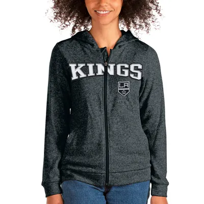 Men's Antigua Black Los Angeles Kings Team Victory Pullover Hoodie Size: Large