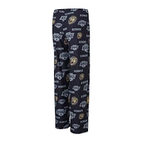 Women's Concepts Sport Black Los Angeles Kings Zest Allover Print Knit Pants