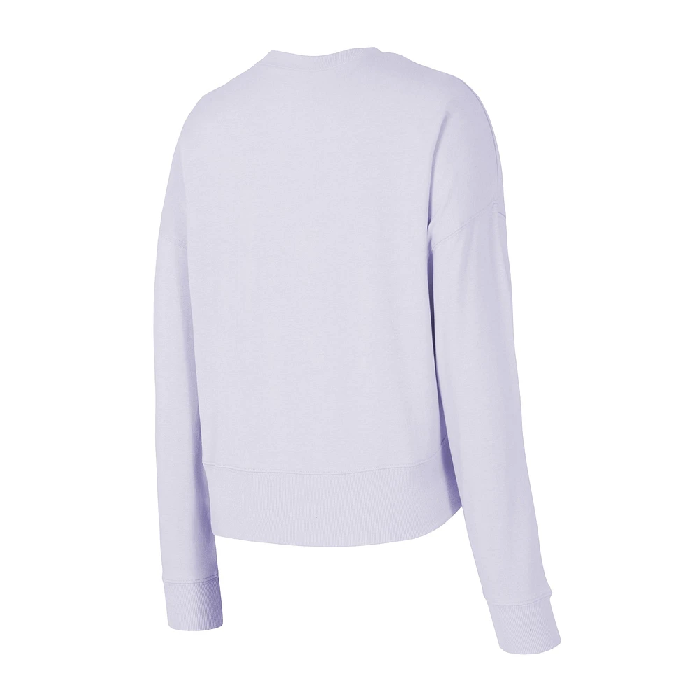 Women's Concepts Sport Light Purple Los Angeles Kings Tonal Pullover Sweatshirt