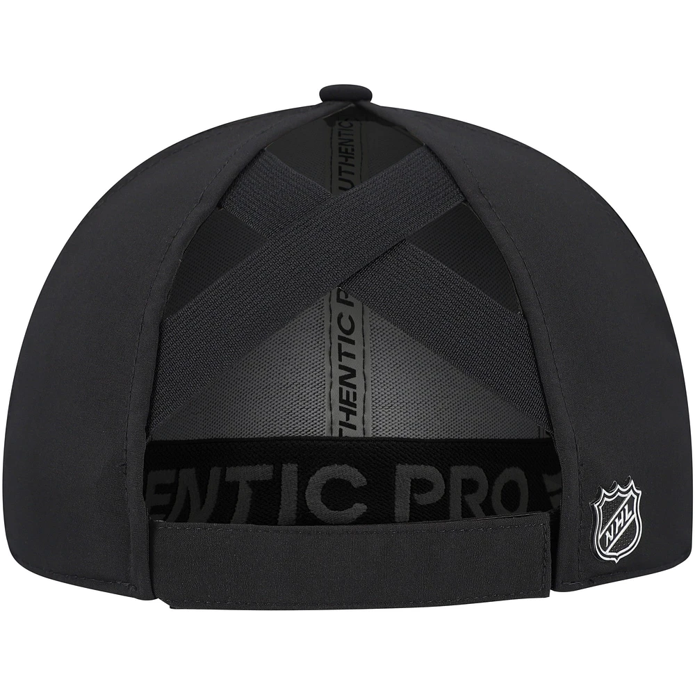 Women's Fanatics Black Los Angeles Kings Authentic Pro Rest & Recover Adjustable Hat