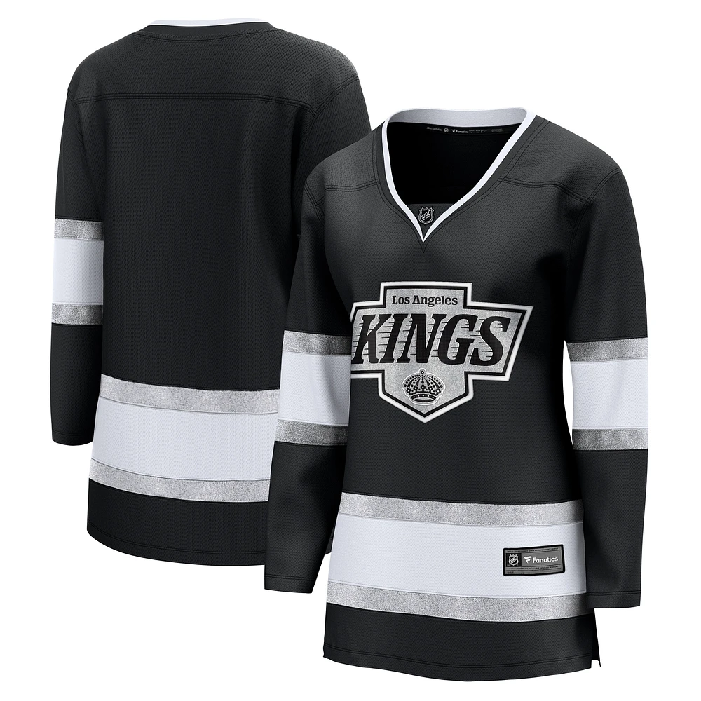 Maillot Breakaway à domicile noir Los Angeles Kings Fanatics pour femmes