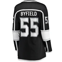 Women's Fanatics Quinton Byfield Black Los Angeles Kings Home Team Breakaway Player Jersey