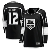 Women's Fanatics Trevor Moore Black Los Angeles Kings Home Breakaway Player Jersey