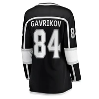 Maillot Breakaway Domicile des Kings de Los Angeles Fanatics Vladislav Gavrikov pour femmes, noir