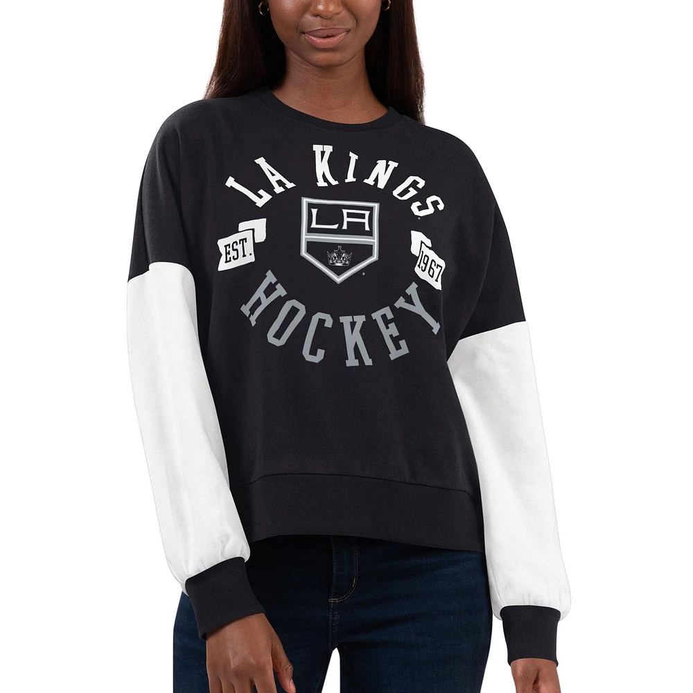 Sweat-shirt noir G-III 4Her par Carl Banks pour femmes des Kings de Los Angeles Team Pride