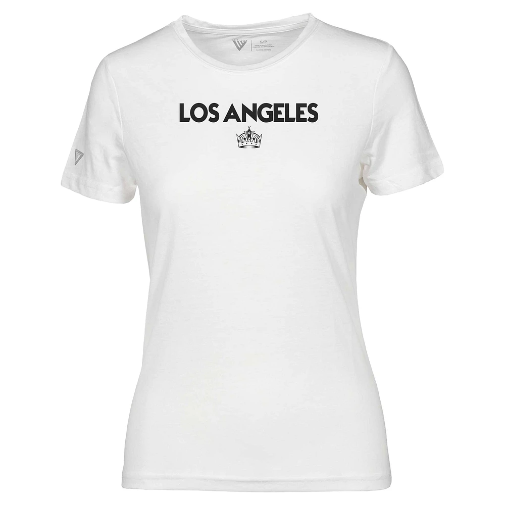 Women's Levelwear  White Los Angeles Kings Maddox City Capsule T-Shirt