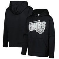 Youth  Black Los Angeles Kings Cyber Punk Performance Hoodie