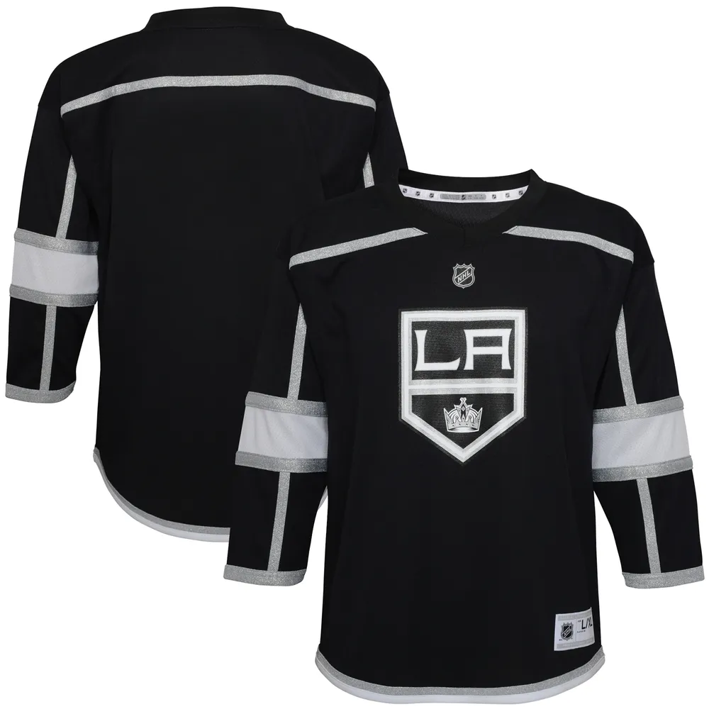 LA Kings NHL Hockey Jersey Fanatics Gray Black