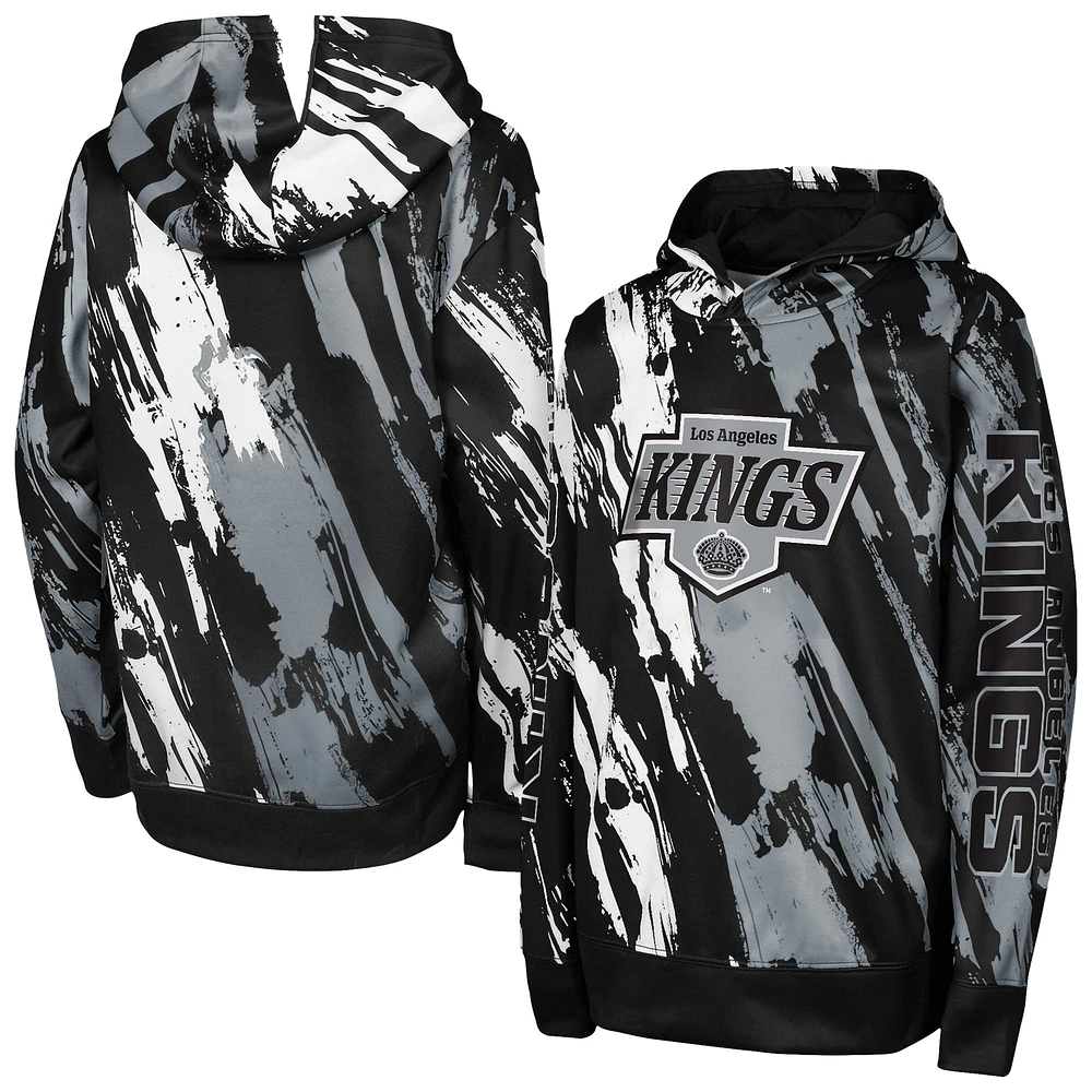 Youth Black Los Angeles Kings Master Snipe Pullover Hoodie