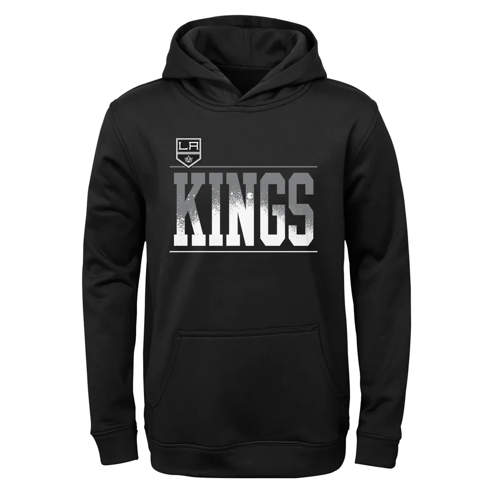 Men's Fanatics Branded Black Los Angeles Kings Primary Team Logo Pullover Hoodie