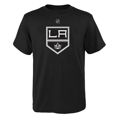 Youth Black Los Angeles Kings Primary Logo T-Shirt