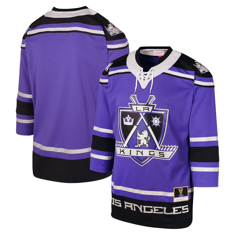 Maillot violet Los Angeles Kings 2002 Blue Line pour jeunes Mitchell & Ness