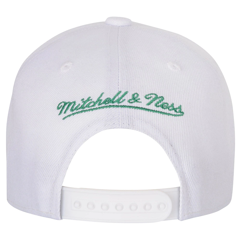 Youth Mitchell & Ness White Los Angeles Kings After Shock Snapback Hat