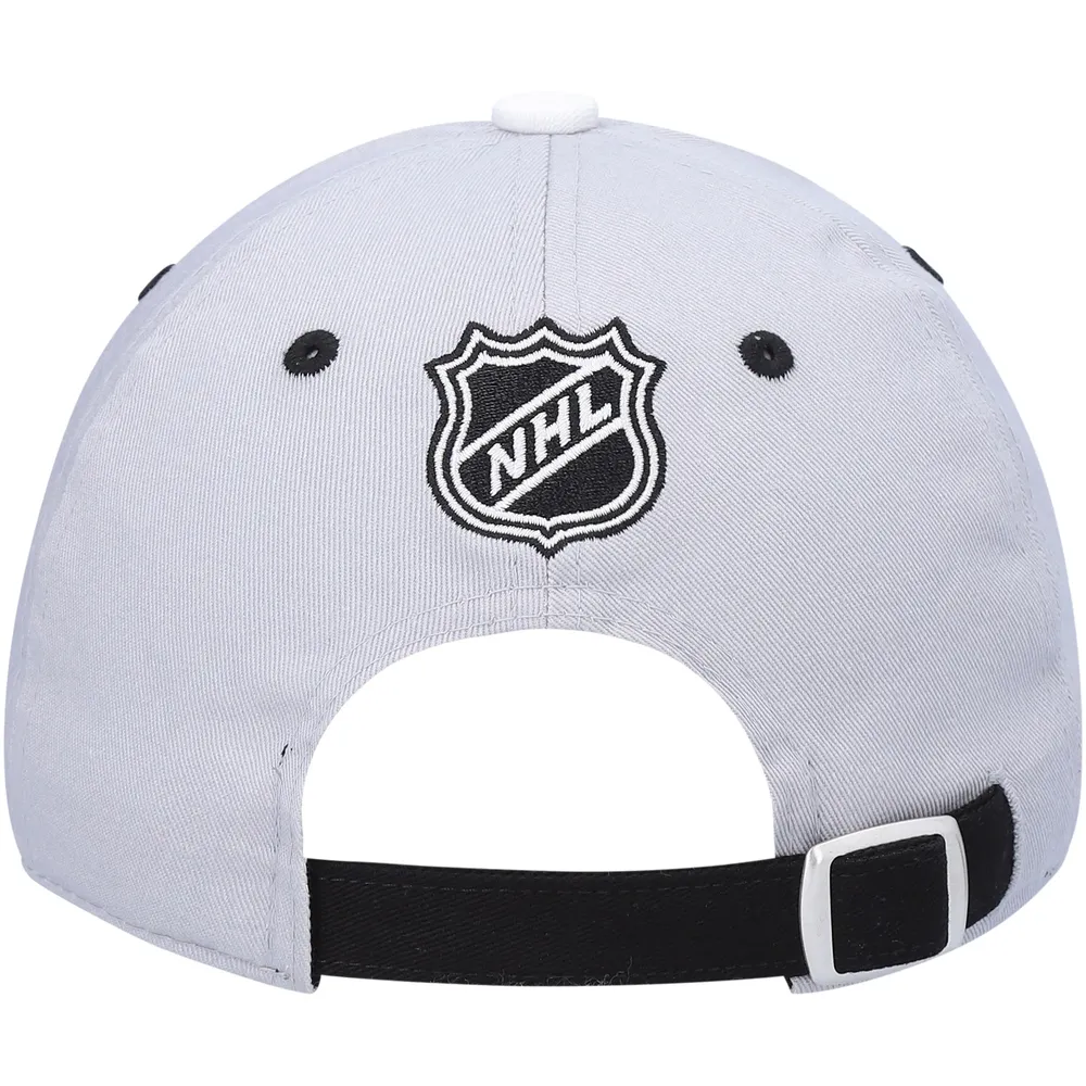 Youth Silver Los Angeles Kings Adjustable Hat