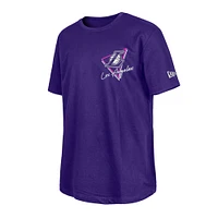 New Era  Purple Los Angeles Lakers Glow-in-the-Dark T-Shirt